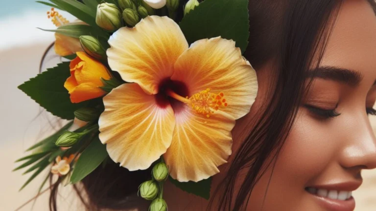 Proper way of wearing hawaiian flowers